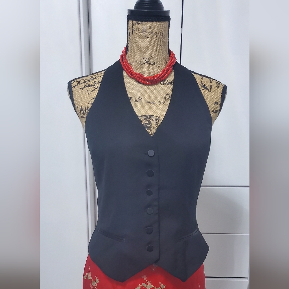 H&M Gray Fitted Sleeveless Top